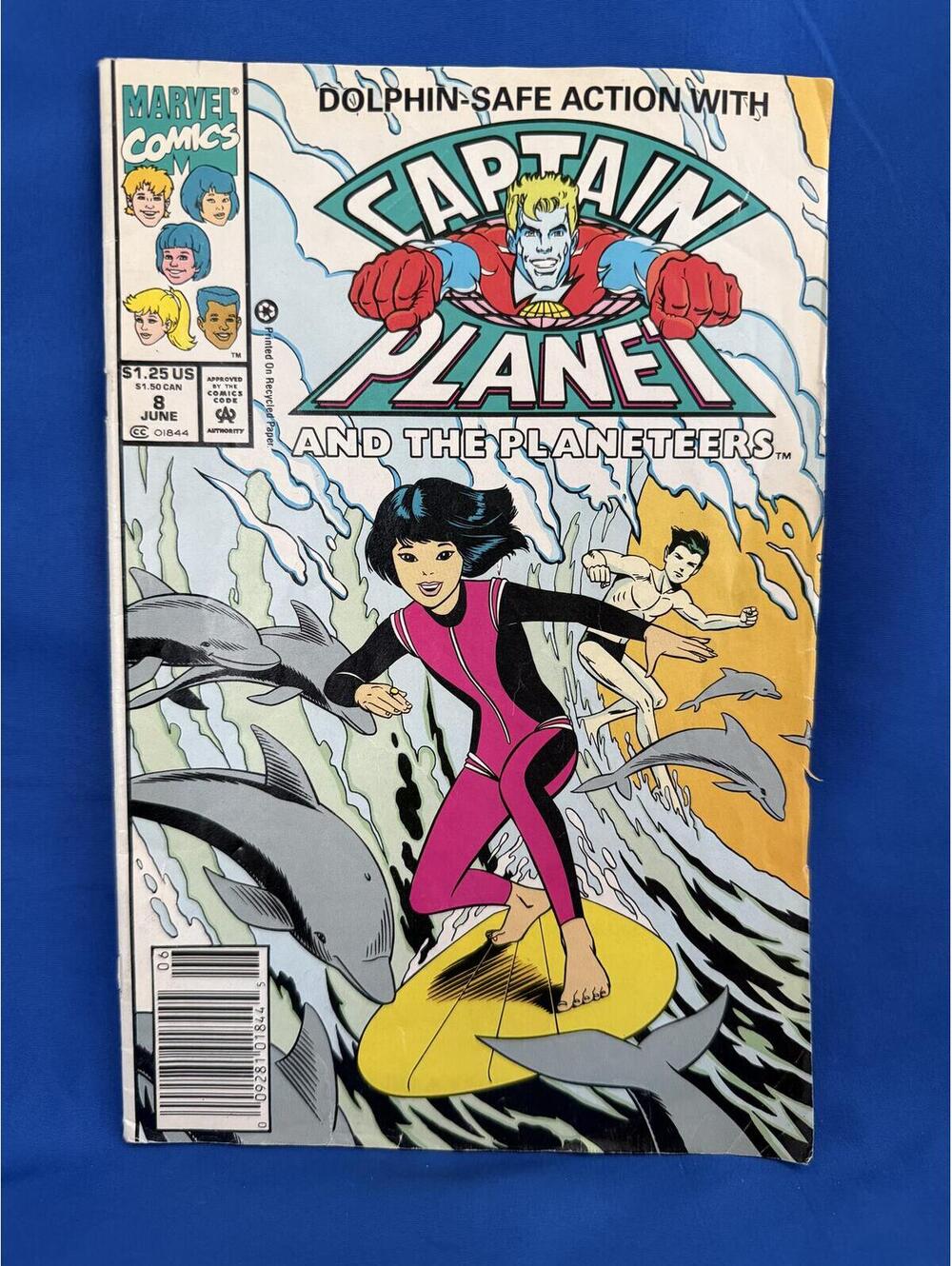Captain Planet and the Planeteers #9 Newsstand Variant (Marvel July 1992)